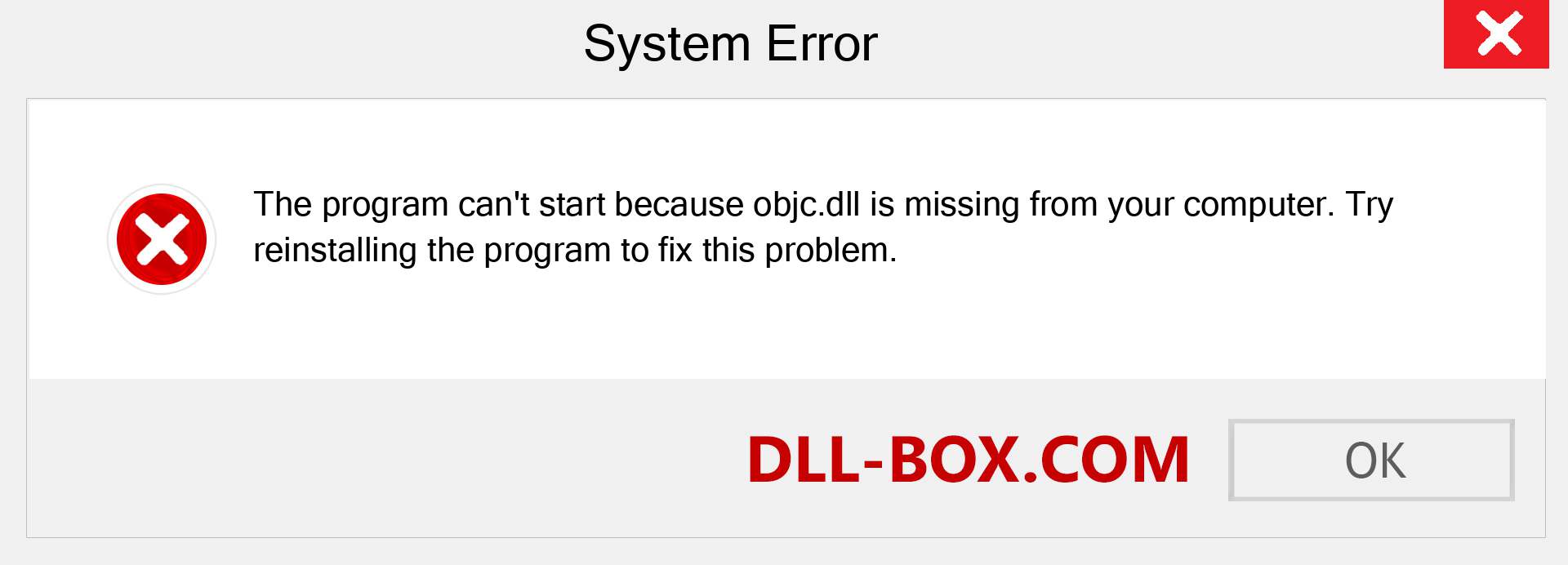  objc.dll file is missing?. Download for Windows 7, 8, 10 - Fix  objc dll Missing Error on Windows, photos, images